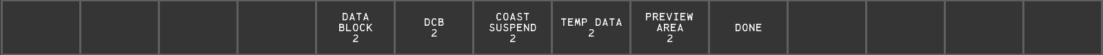 The Character Size DCB submenu