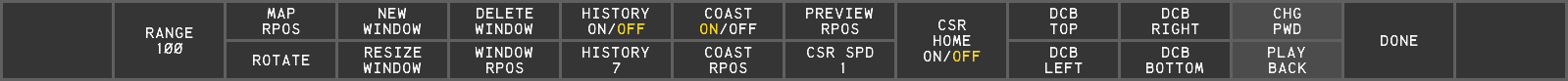 The Tools DCB submenu