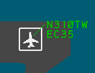 A Target with alerts inhibited