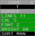 The Beacon Code View menu