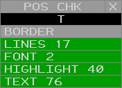 The Check List View menu
