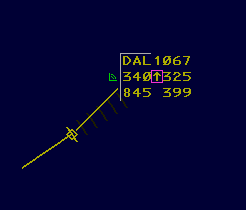 An FDB with a non-RVSM indicator