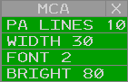 The Message Composition Area menu