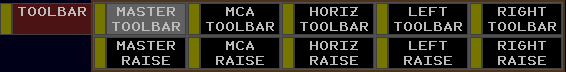 The Toolbar Control menu