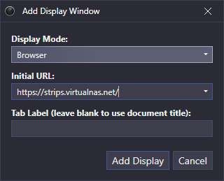 Adding a Browser Tab