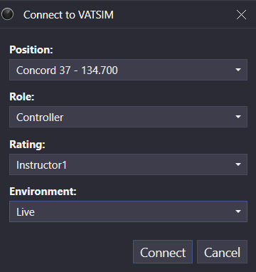 Connecting to VATSIM