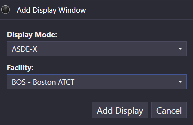 Adding a new window