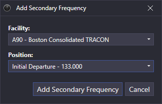 Add Secondary Frequency