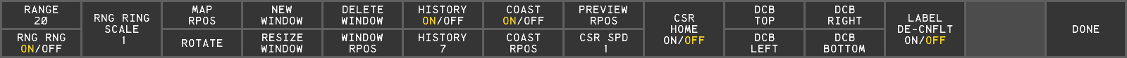 The Tools DCB submenu