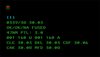 System Status Area (SSA)