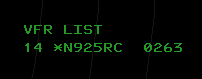 VFR List