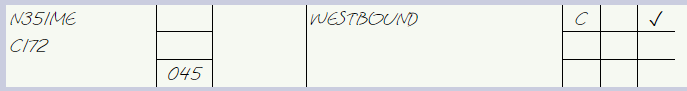 A blank strip