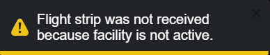 The push warning