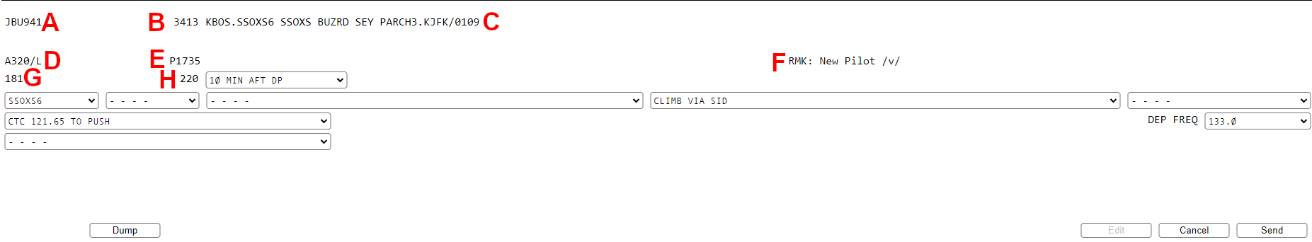 A TDLS flight plan